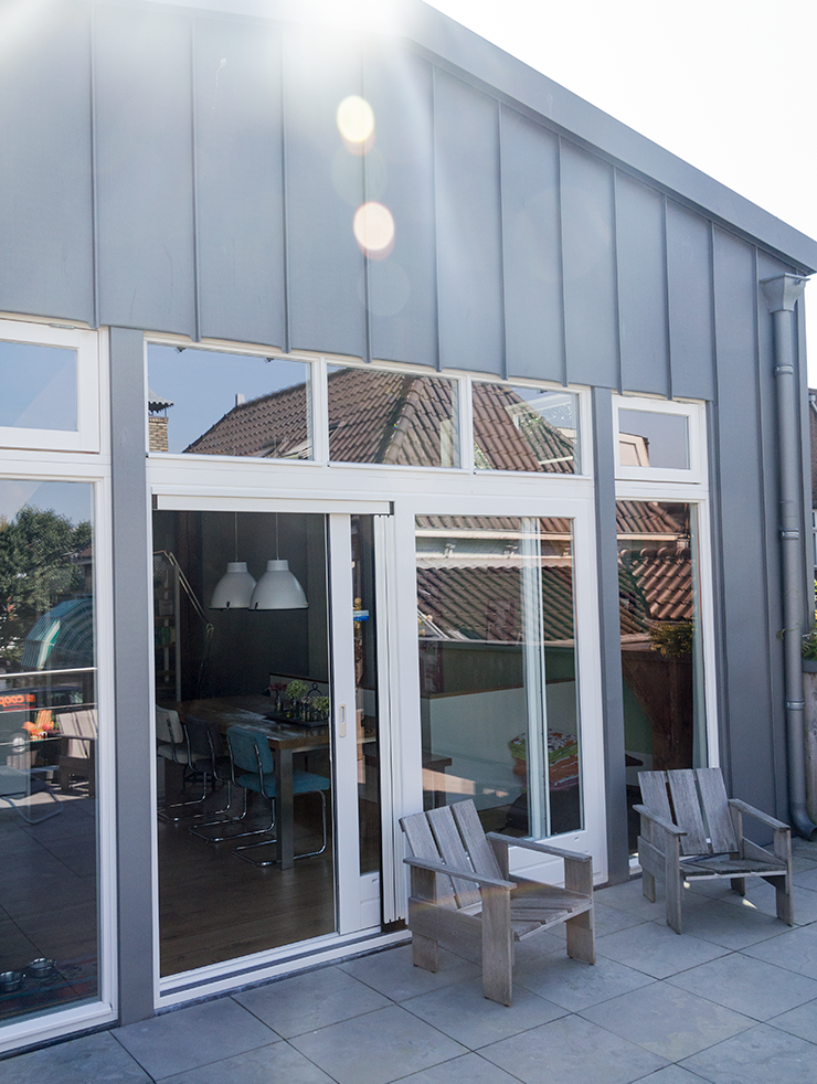 Dakterras Verbouwing en Restauratie Oude Stadsboerderij in Sneek door Bouwbedrijf van Asperen Bouw Sneek Friesland Renovatie oude bestaande Stadsboerderij met behoud elementen Dakterras Bouwbedrijf van Asperen bouw in Sneek Friesland